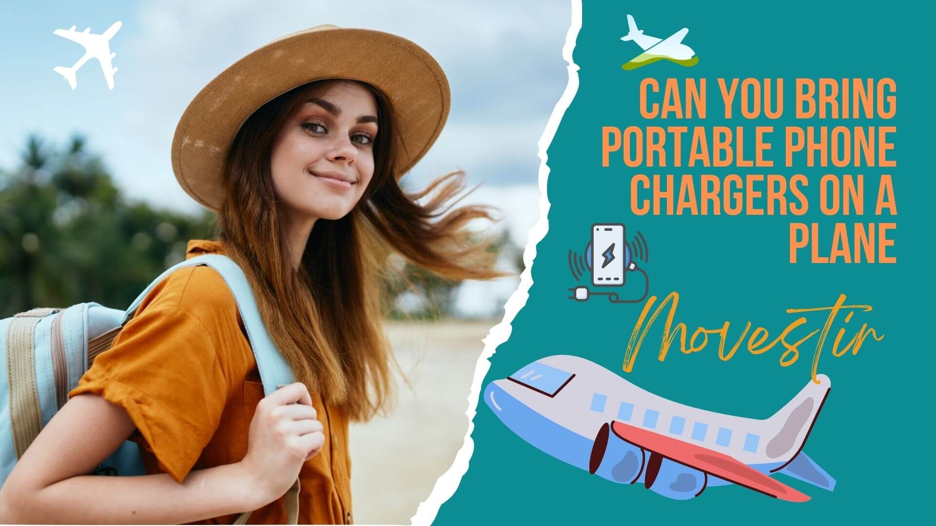 Can you bring portable phone chargers on a Plane